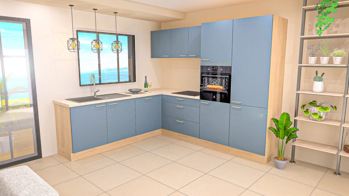 Easytouch bleu fjord en L