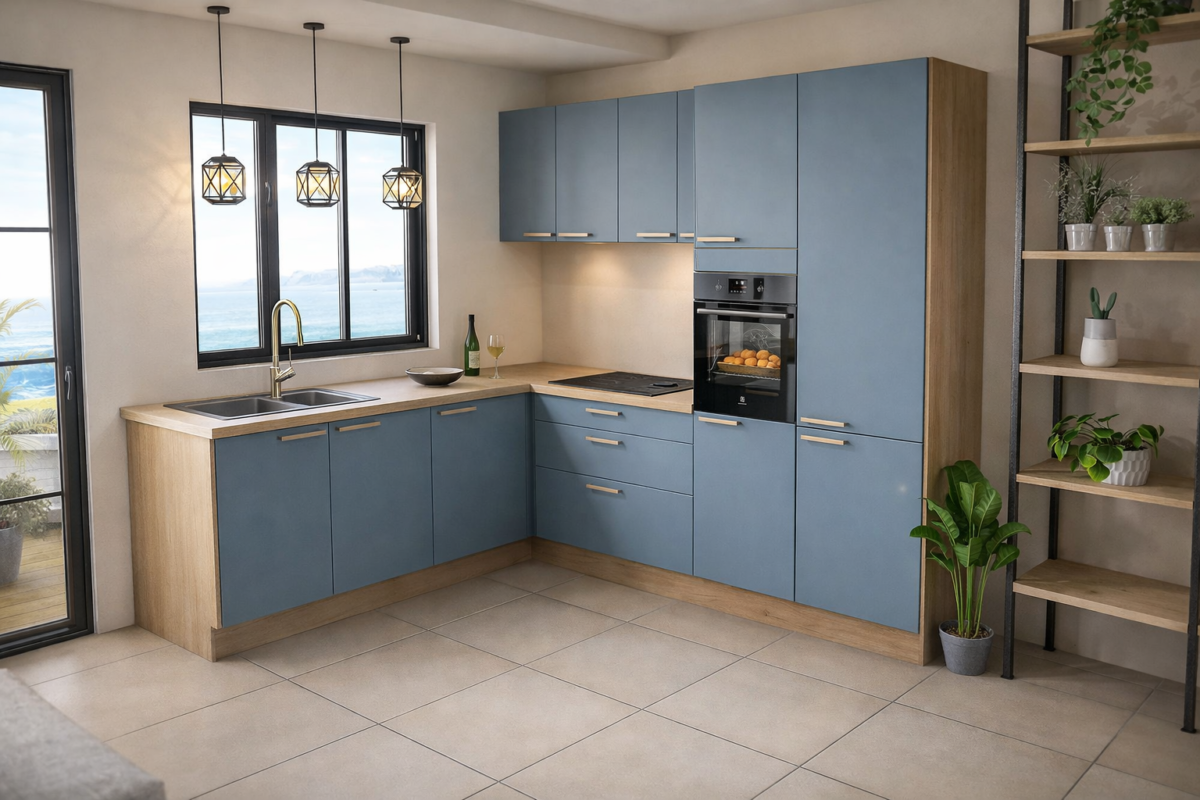 Easytouch bleu fjord en L