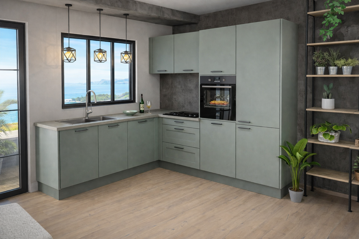 Easytouch vert minéral en L