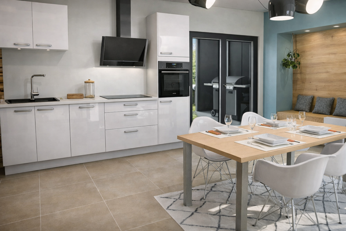 Flash blanc brillant linéaire