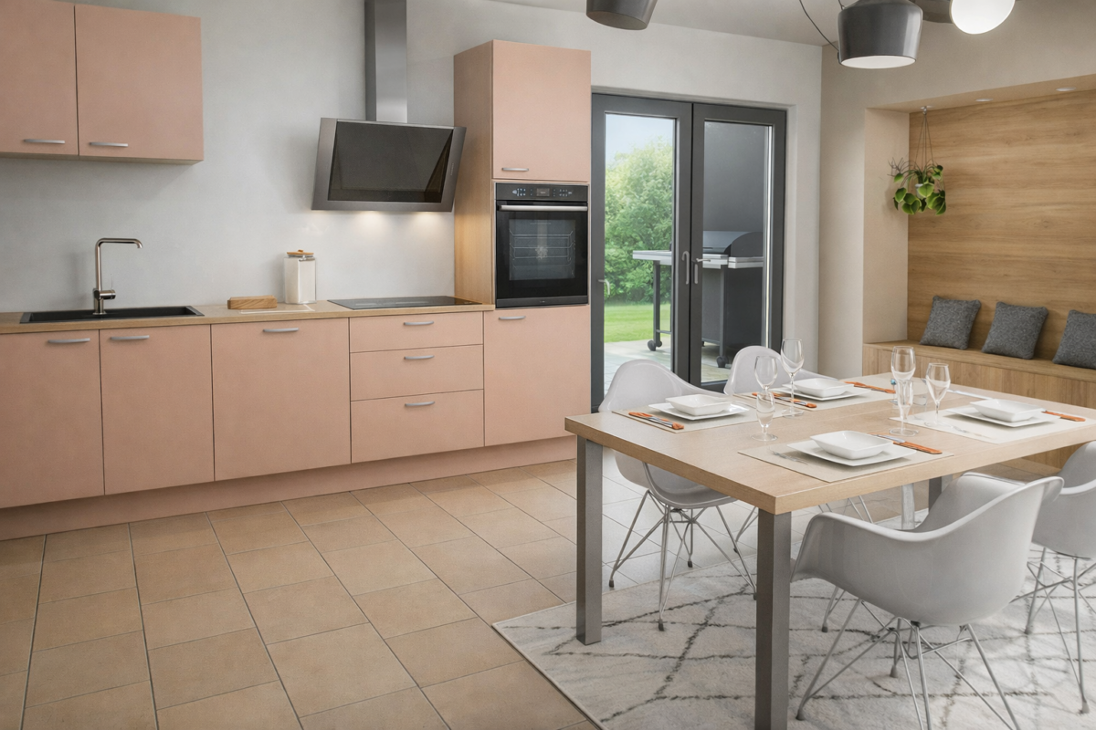 Senso rose corail linéaire